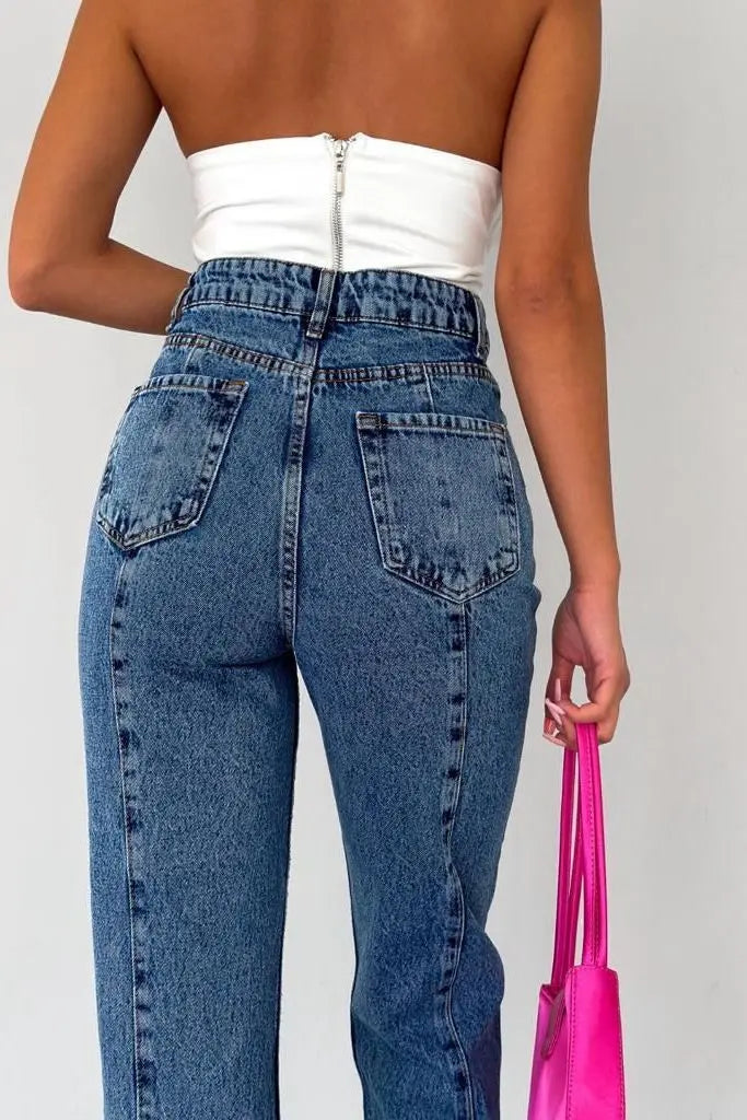 Blugi dama mom fit -Kyra Balcanik Fashion Boutique