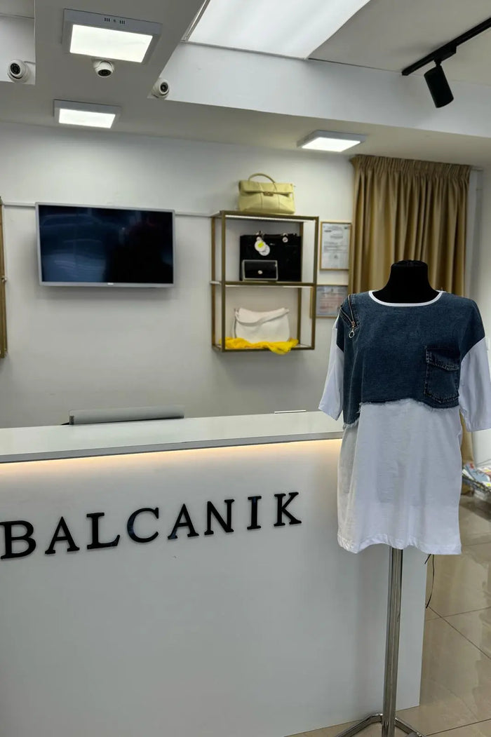 Tricou dama -Tasha Alb Balcanik Fashion Boutique