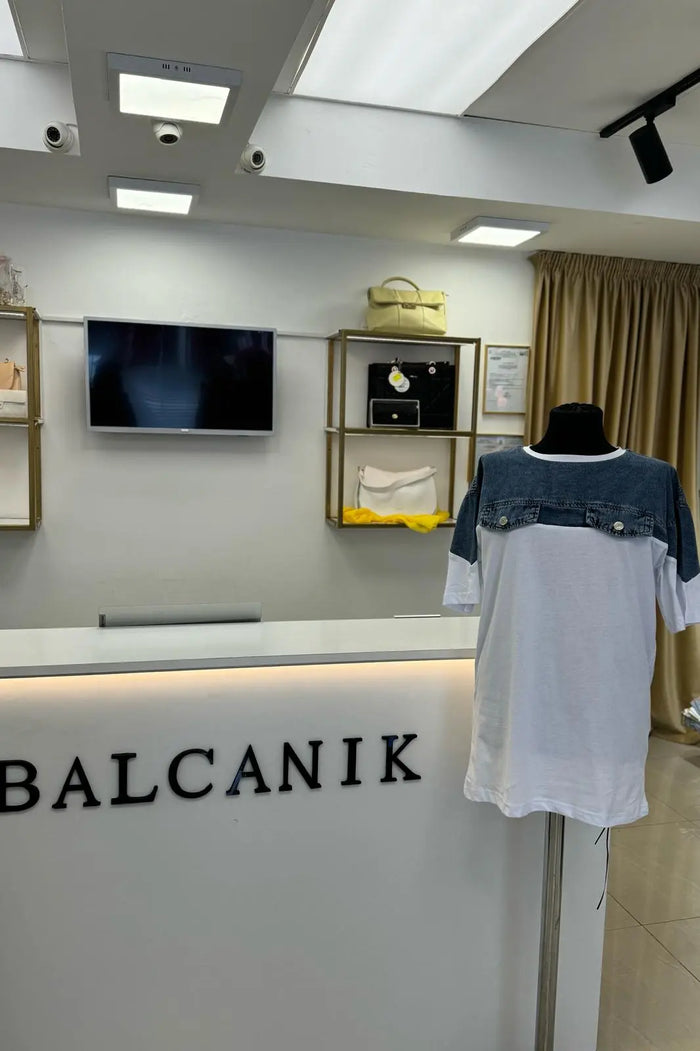 Tricou dama -Tazara Alb Balcanik Fashion Boutique