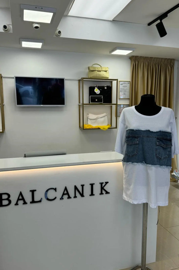 Tricou dama -Umika Alb Balcanik Fashion Boutique