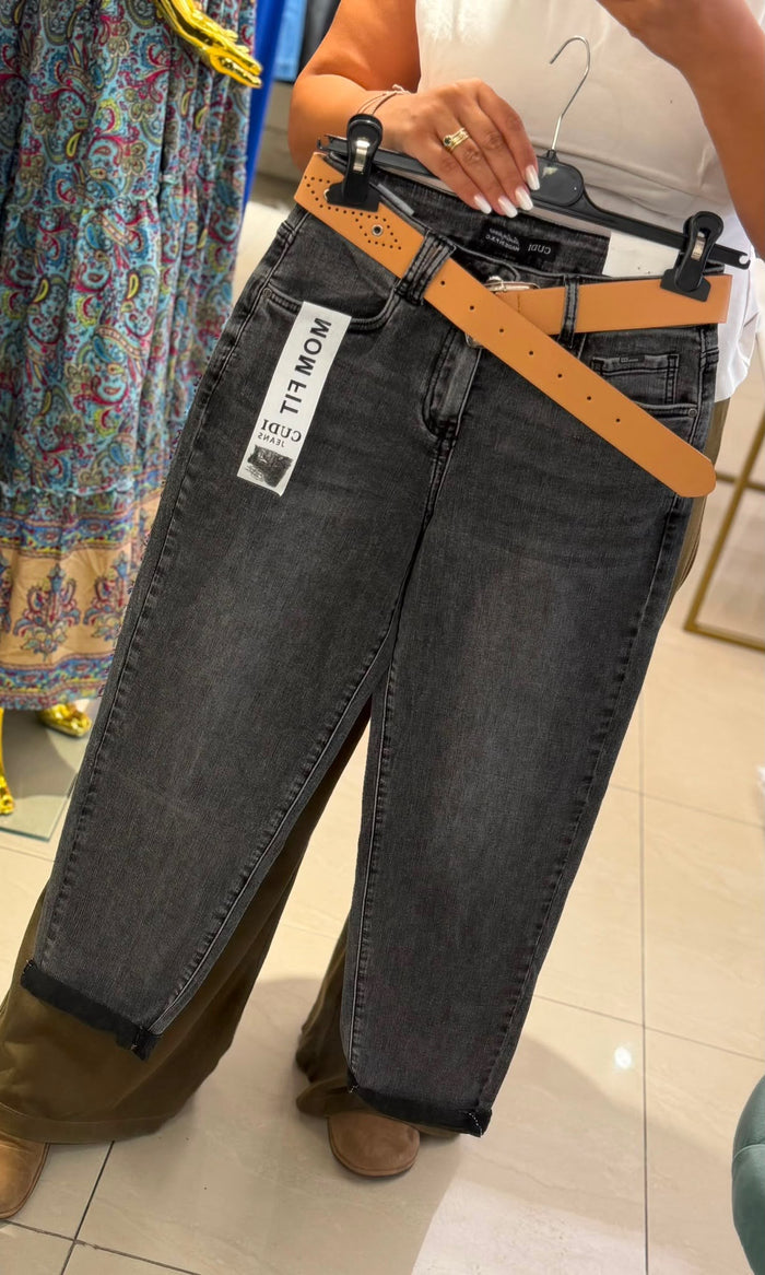 Blugi dama mom fit-Asha