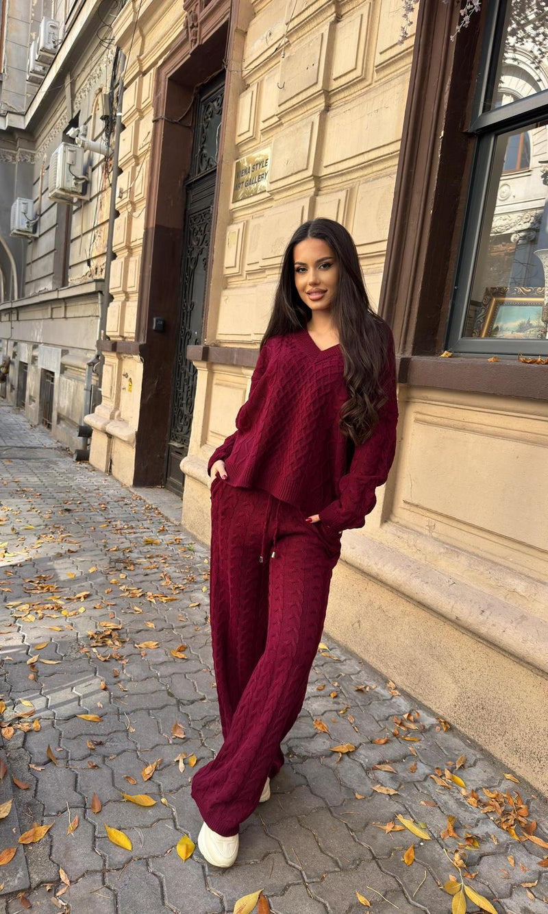 Compleu dama Kirra-Burgundy