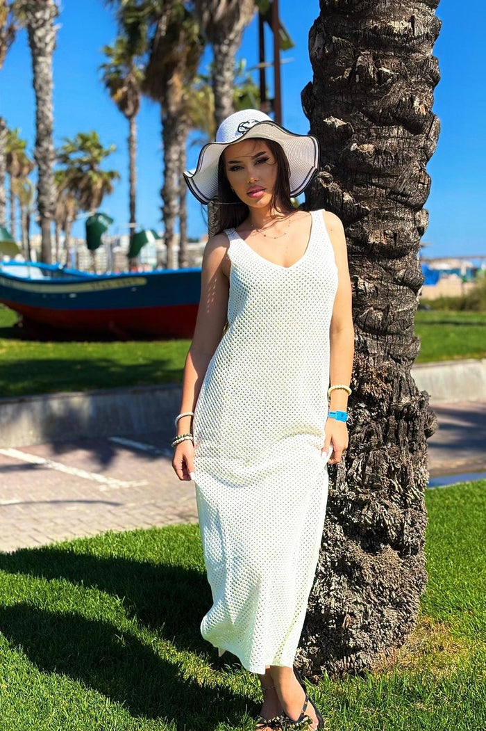 Rochie dama Clare-Alba