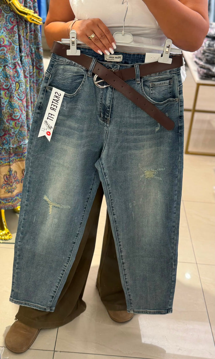Blugi dama skater fit-Ania