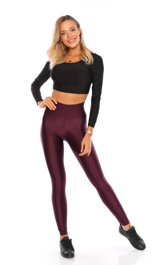 Colanti luciosi Roly - Visiniu Inchis