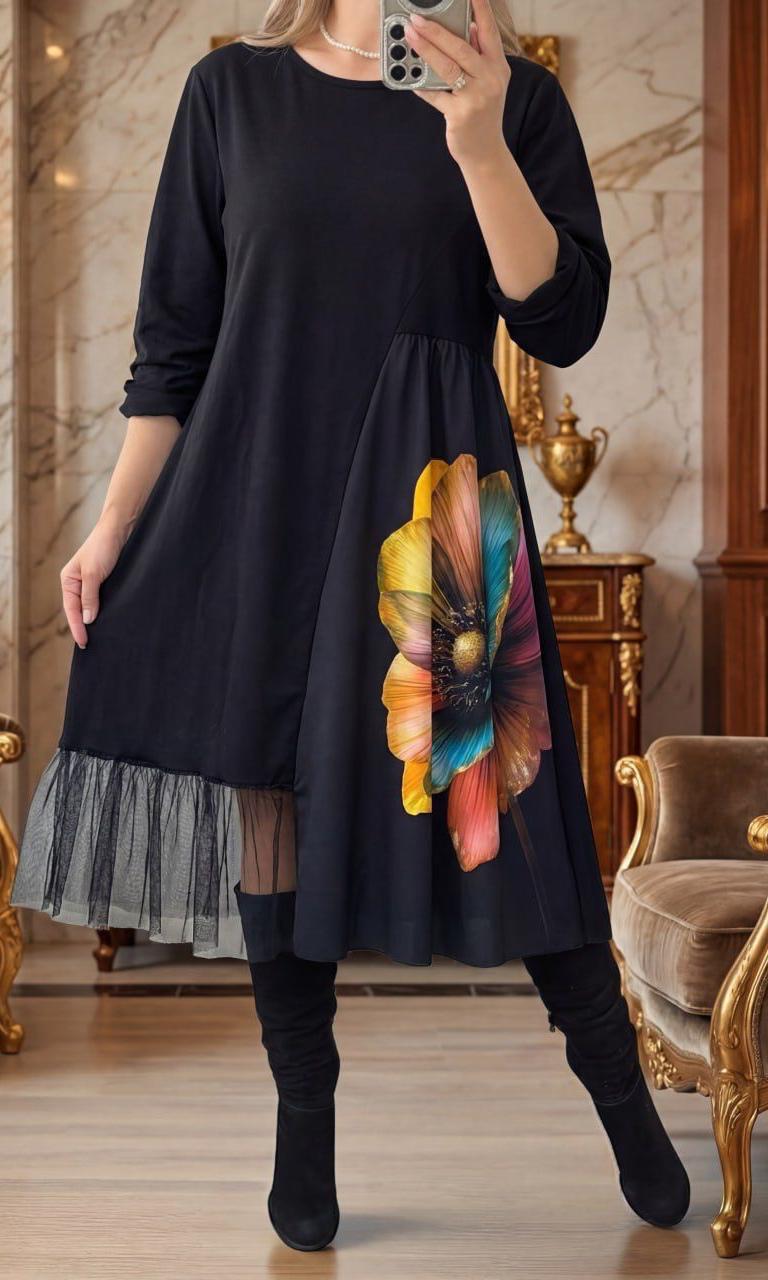 Rochie dama Beth-Negru 03