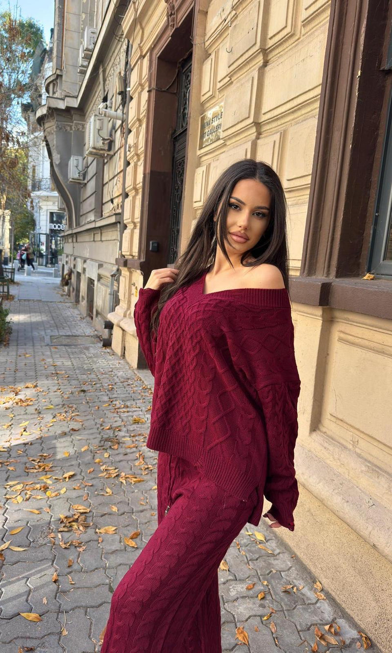 Compleu dama Kirra-Burgundy