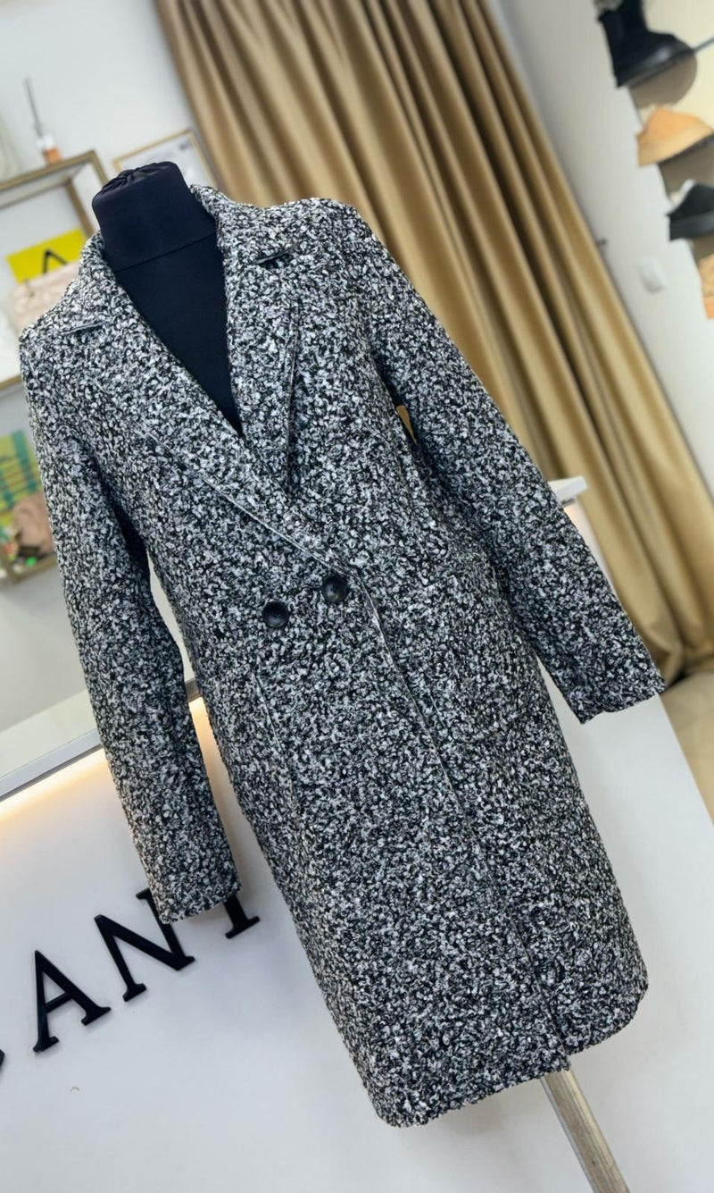 Palton dama Clare-Monocrom