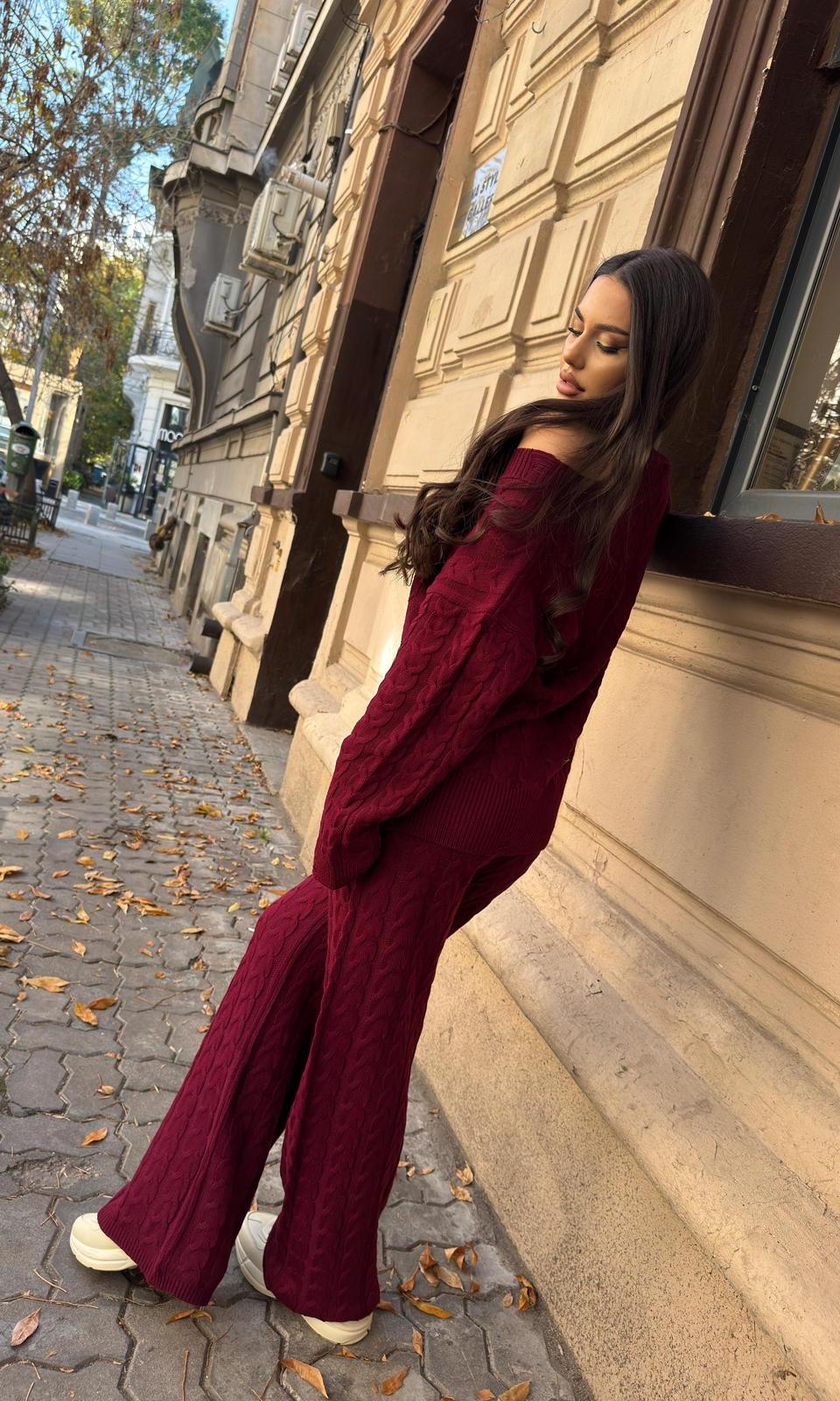 Compleu dama Kirra-Burgundy