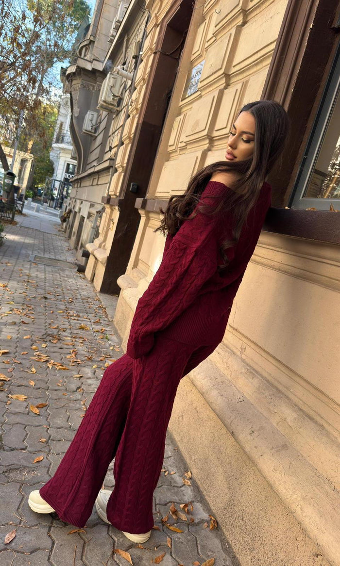 Compleu dama Kirra-Burgundy