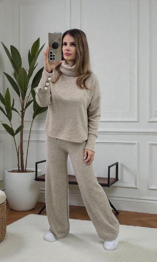 Compleu dama Raven-Bej