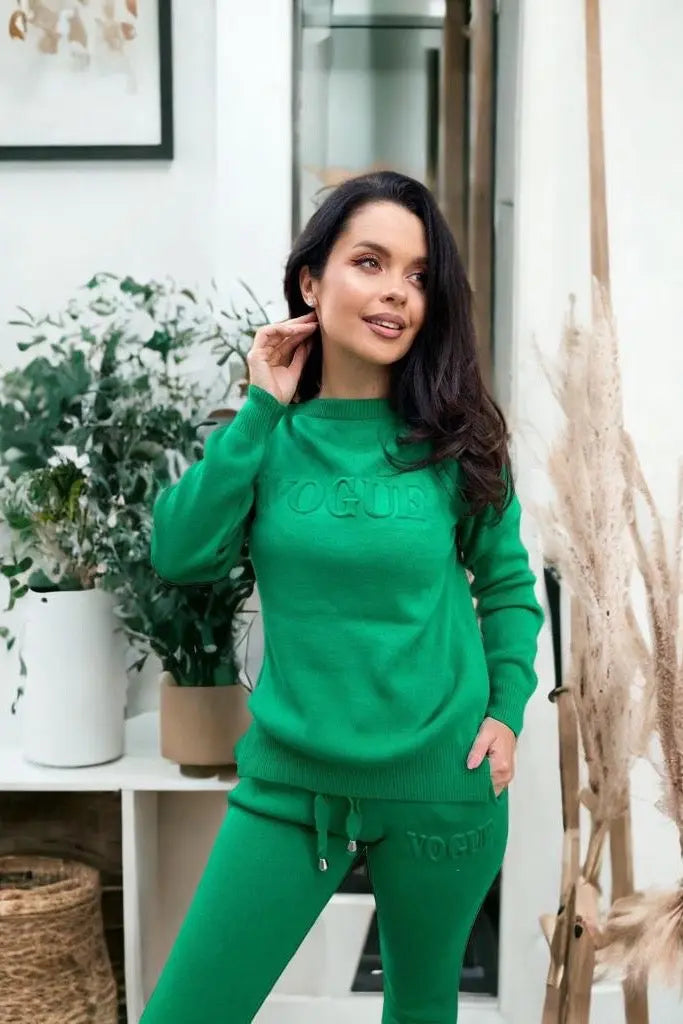 Compleu dama Vogue - Verde Balcanik Fashion Boutique