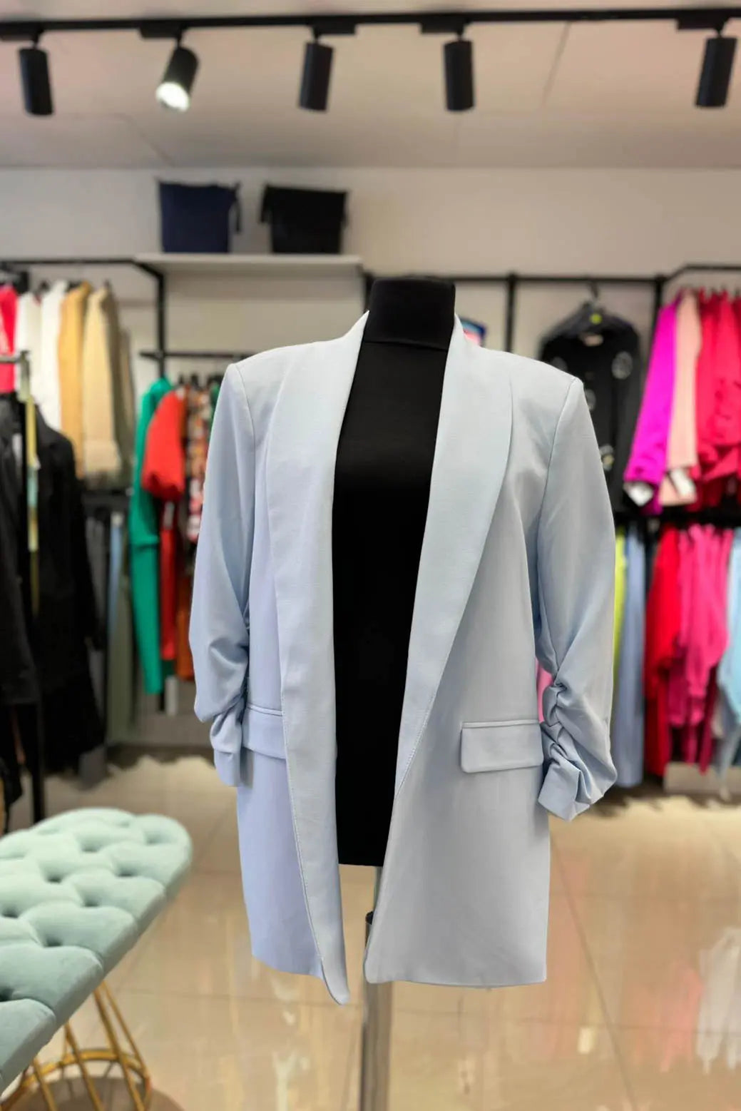 Sacou dama Amber03- Bleu Balcanik Fashion Boutique