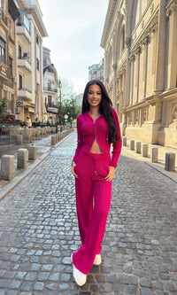 Compleu dama Kendra-Fucsia