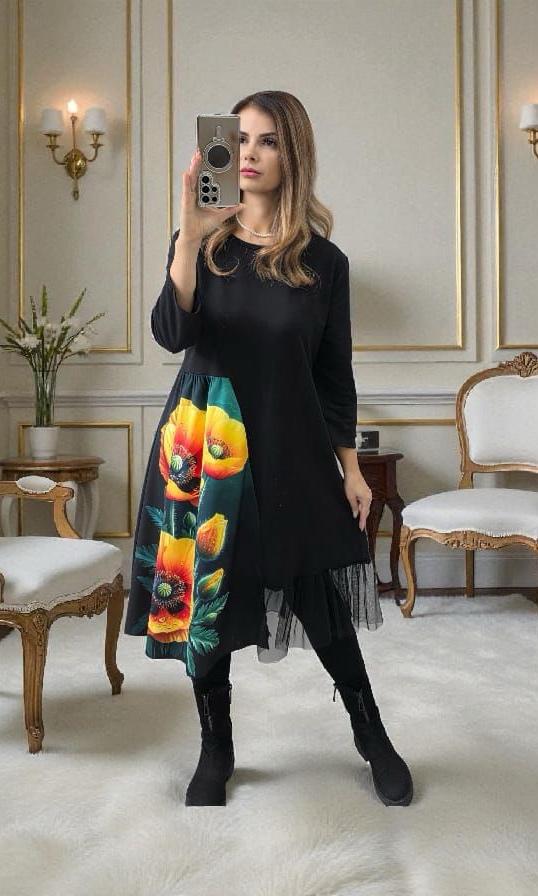 Rochie dama Beth-Negru 06