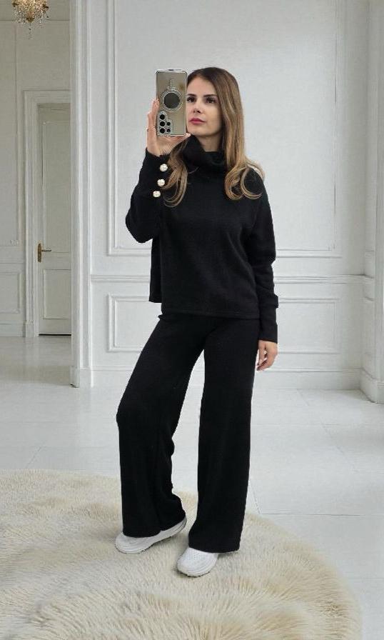 Compleu dama Raven-Negru