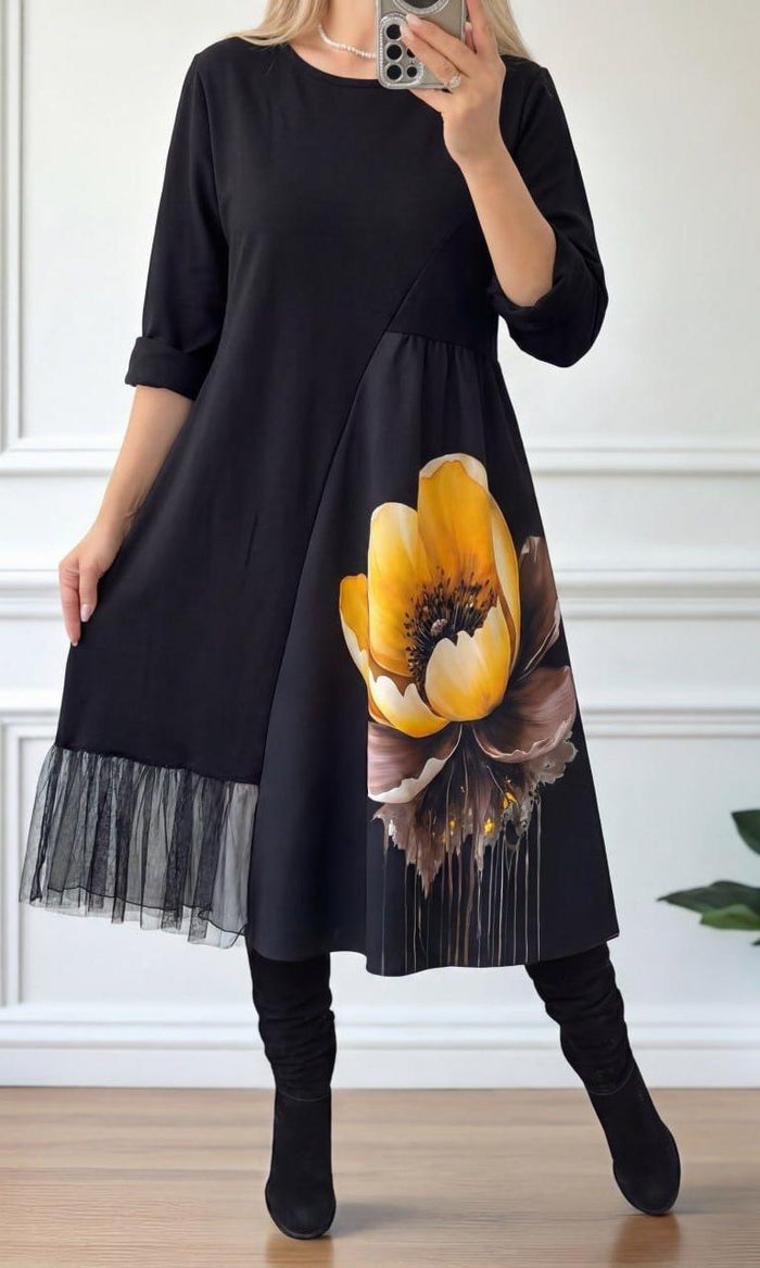 Rochie dama Beth-Negru 05