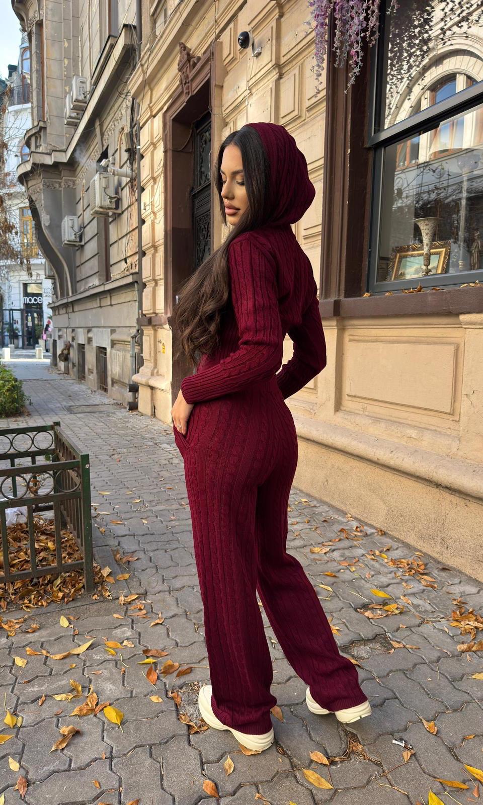 Compleu dama Kendra-Burgundy