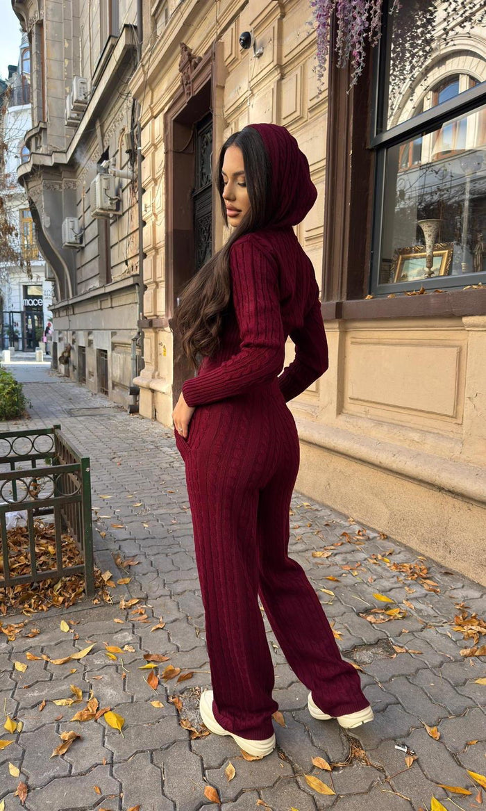Compleu dama Kendra-Burgundy
