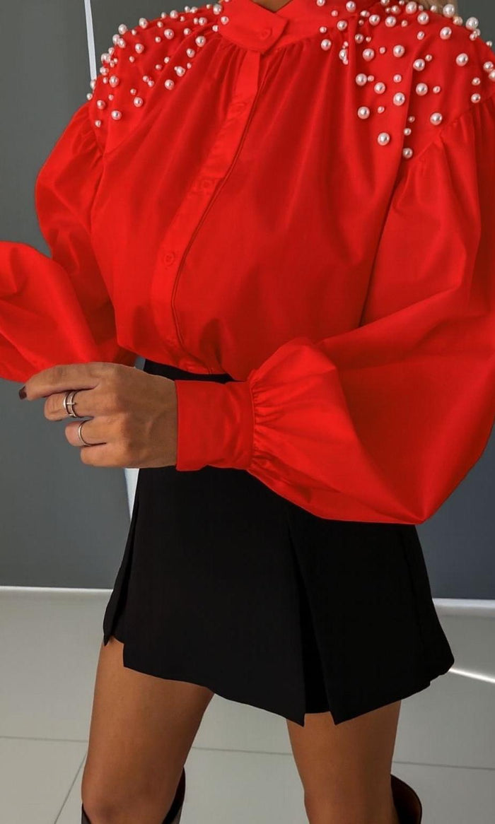 Camasa dama Goldie-Rosu