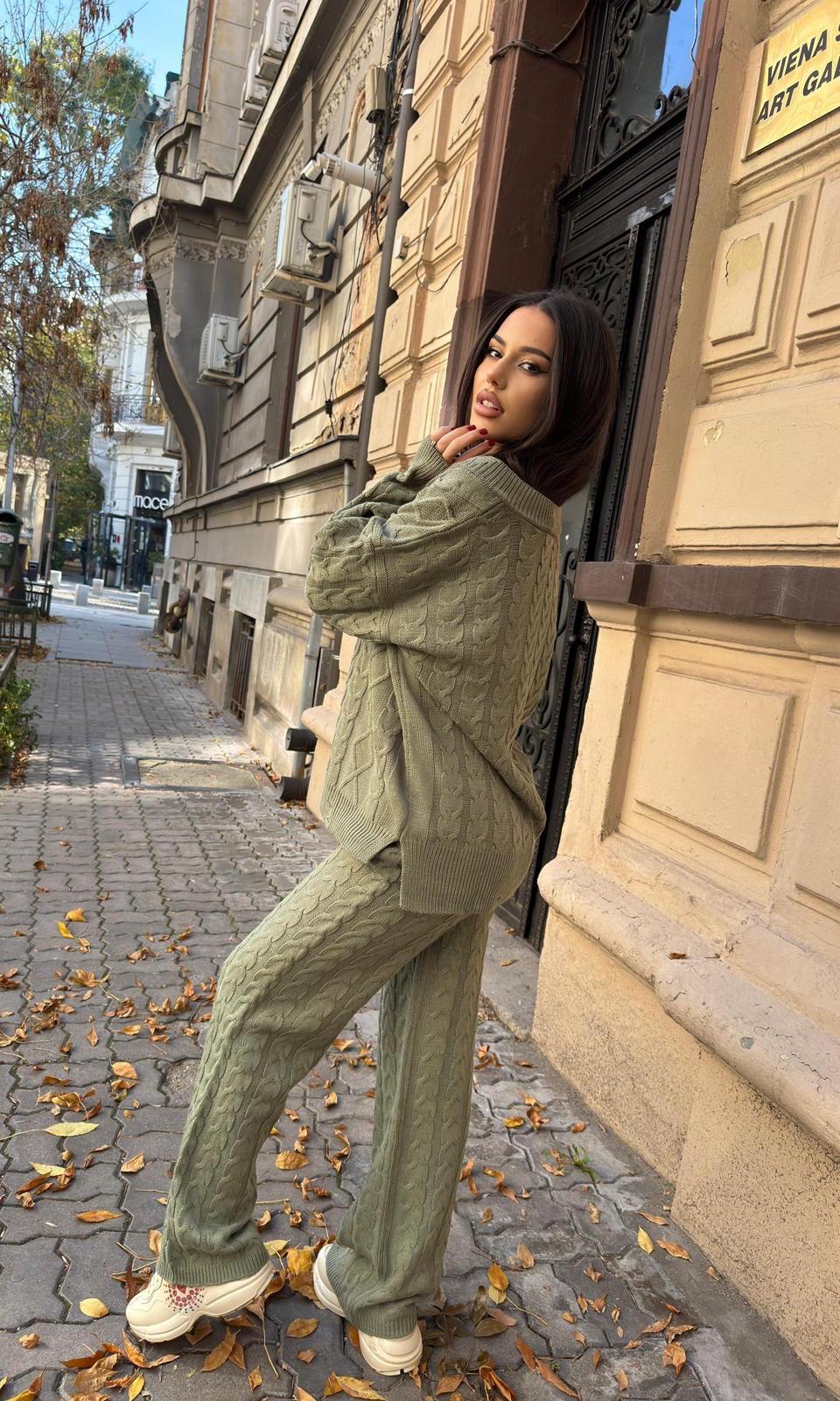 Compleu dama Kirra-Verde Sage