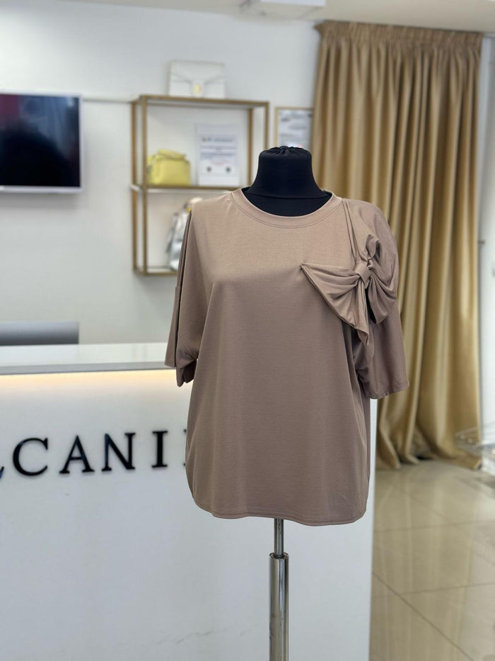 Tricou dama Chatue - Bej