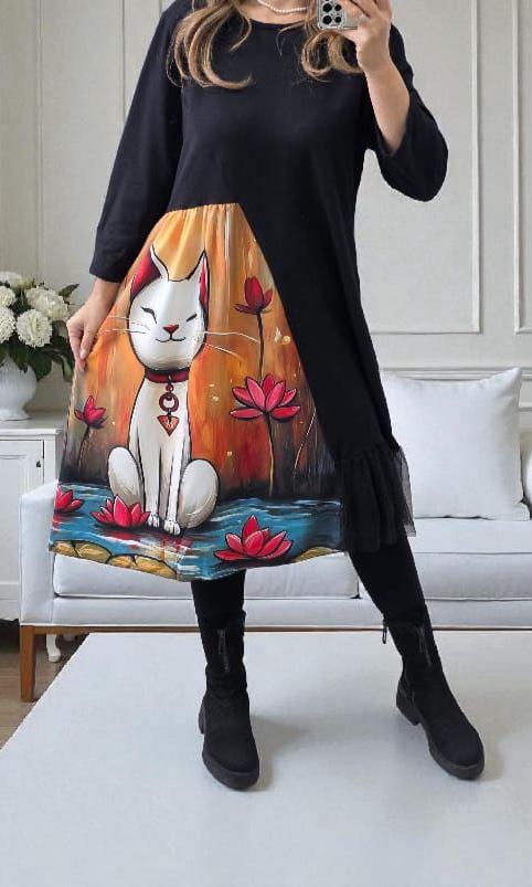 Rochie dama Beth-Negru 09