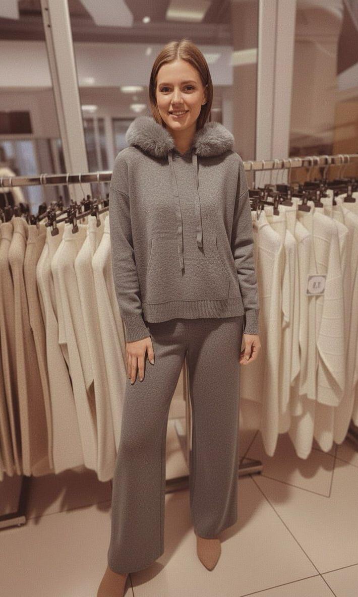 Compleu dama Devon-Gri