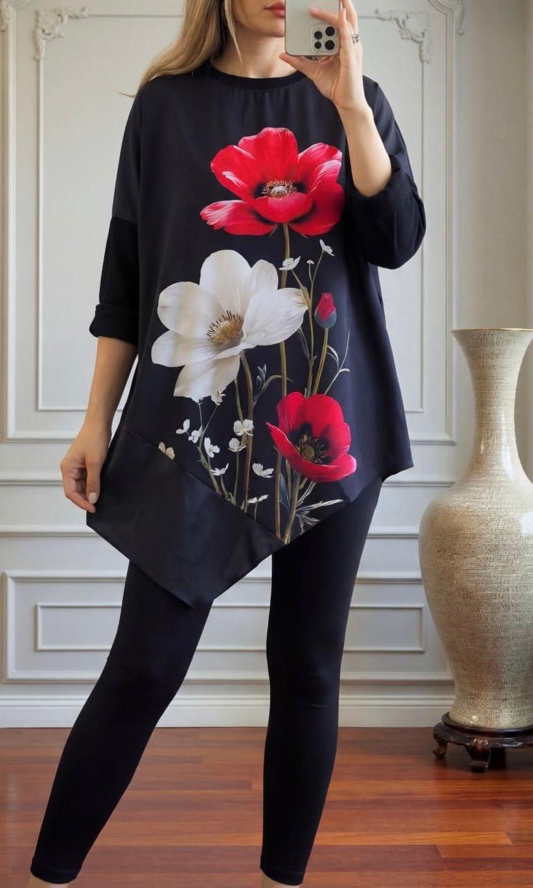 Bluza dama Catlin-Negru 008