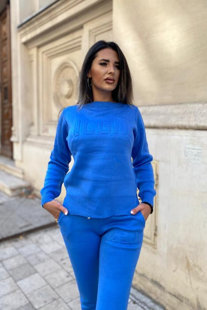 Compleu dama Icon - Albastru Balcanik Fashion Boutique