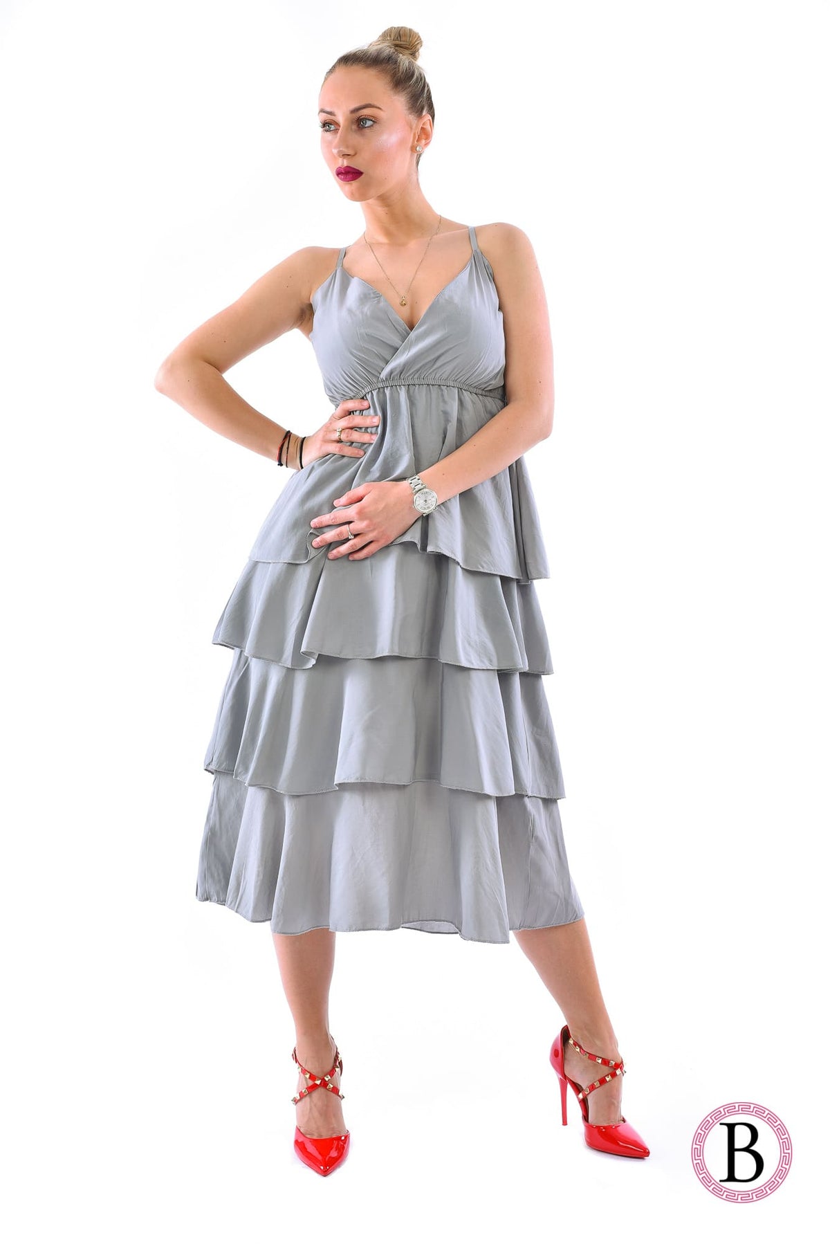 Rochie dama - Monique Grey Balcanik Fashion Boutique