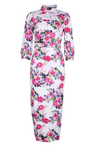 Rochie cu imprimeu floral - Cassidy - Alba Balcanik Fashion Boutique