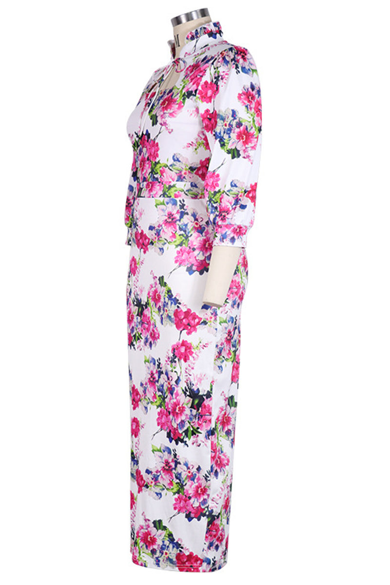 Rochie cu imprimeu floral - Cassidy - Alba Balcanik Fashion Boutique