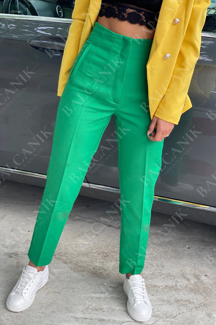 Pantaloni Chameli - Verde Balcanik Fashion Boutique