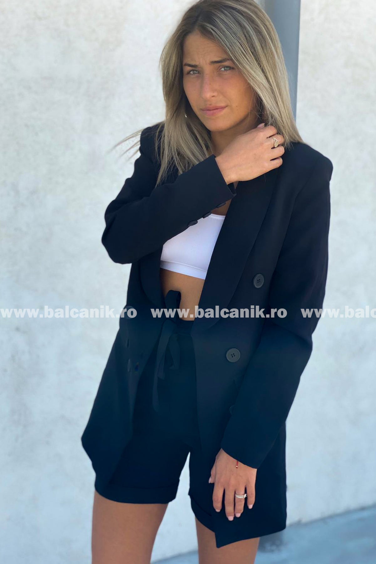 Compleu dama Alyse - Negru Balcanik Fashion Boutique