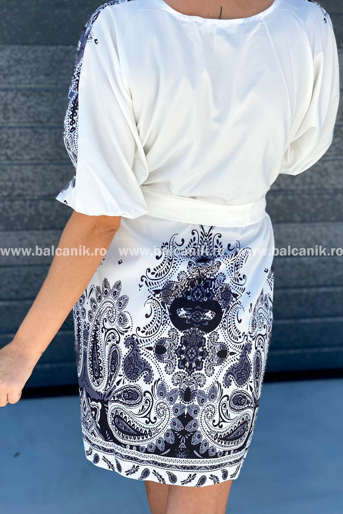 Rochie dama Chantelle - Alb si negru Balcanik Fashion Boutique