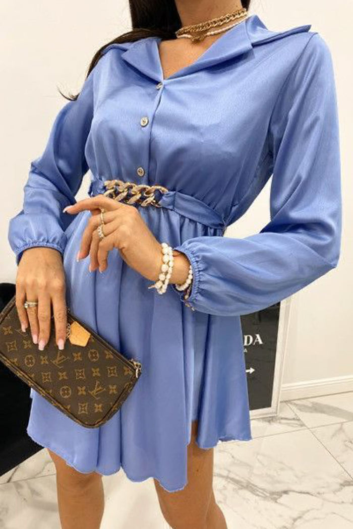 Rochie dama Jeni - Bleu Balcanik Fashion Boutique